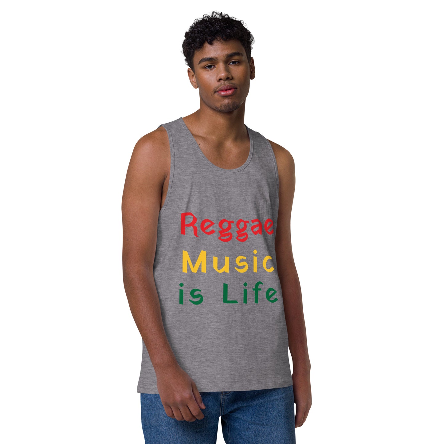 Men’s Reggae Music is Life tank top