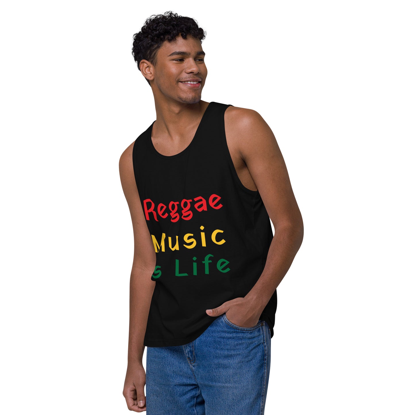 Men’s Reggae Music is Life tank top