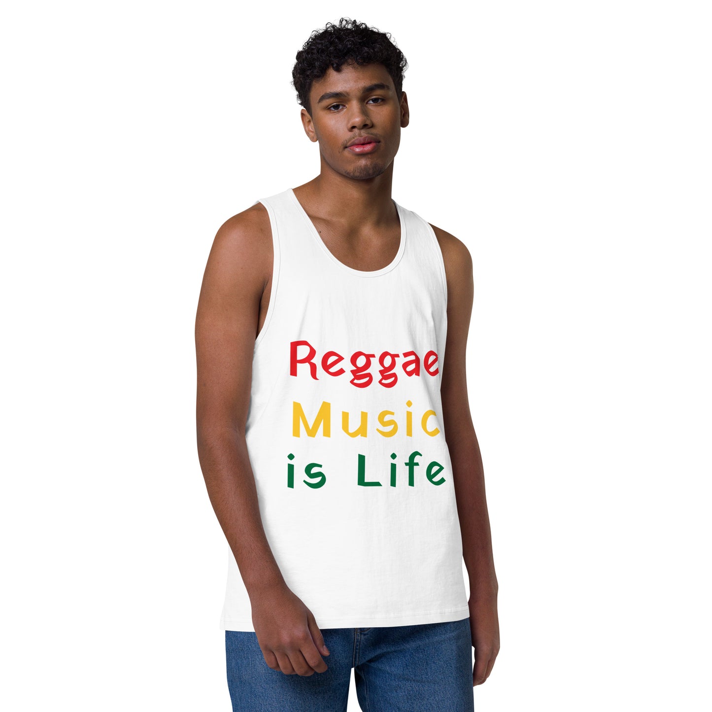 Men’s Reggae Music is Life tank top