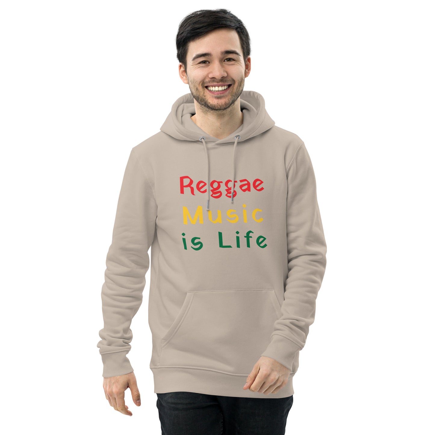 Unisex Reggae Music is Life eco hoodie