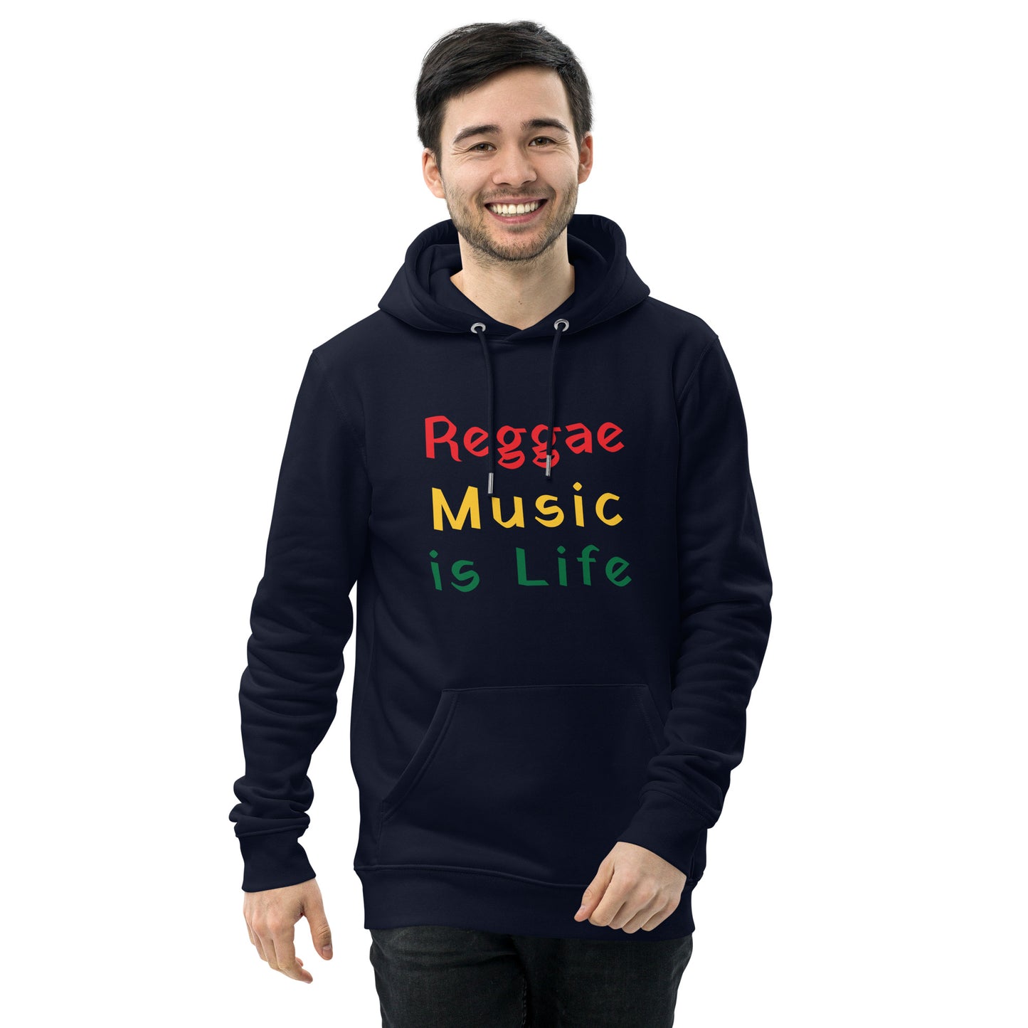 Unisex Reggae Music is Life eco hoodie