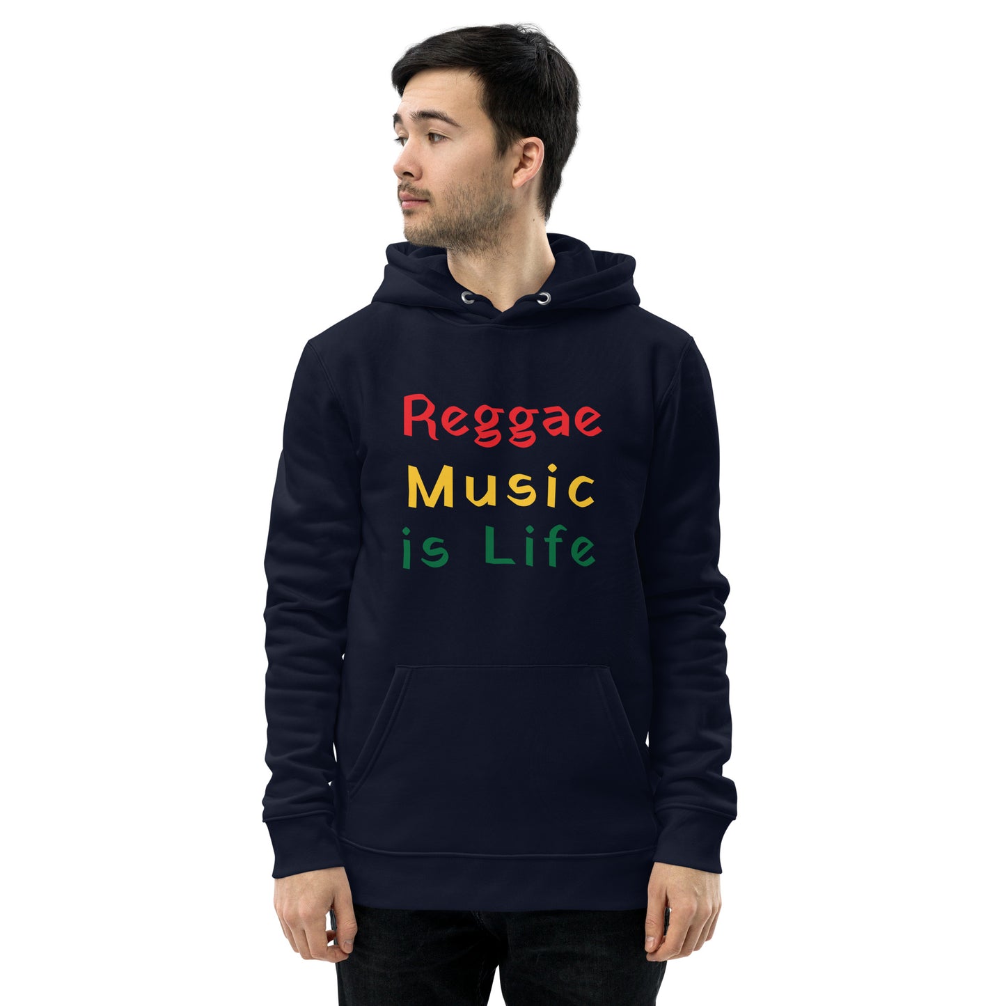 Unisex Reggae Music is Life eco hoodie