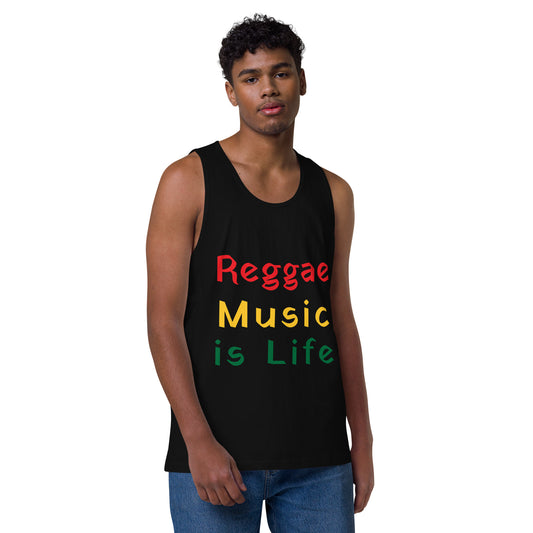Men’s Reggae Music is Life tank top